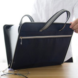 Office leather folder 12 layers Expanding Wallet Document File folder A4 36x28cm