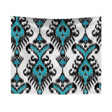 Black Mandala Indian Tapestry Wall Hanging Bohemian