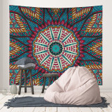 Black Mandala Indian Tapestry Wall Hanging Bohemian
