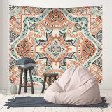 Black Mandala Indian Tapestry Wall Hanging Bohemian
