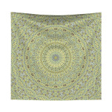 Black Mandala Indian Tapestry Wall Hanging Bohemian