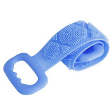 Silicone Brushes Bath Towels Scrubber Bath Long Rubbing Back Mud Peeling