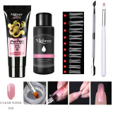 5pcs/Set Poly Nail Gel Kit 15ml Quick Building Set Poligel Nail Gel 5pcs/Set Poly Nail Gel Kit 15ml Quick Building Set Poligel Nail Gel