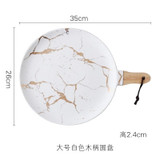 Best Gold Marble Glazes Ceramic Party Tableware Set Porcelain Breakfast Plates