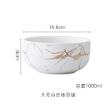 Best Gold Marble Glazes Ceramic Party Tableware Set Porcelain Breakfast Plates