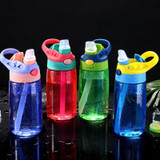 480ML Kids Water Cup Creative Safe Baby Feeding Cups With Straws Leakproof