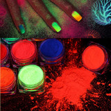 Nail Art Glitter Eyeshadow Nail Powder Bright True Colors UV Glow Black light Luminous Pigments Fluorescent Matte Nail Art Glitter Eyeshadow Nail Powder Bright True Colors UV Glow Black light Luminous Pigments Fluorescent Matte
