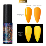 12/1pcs Nail Vision Neon Luminous Matte Nail Gel Polish 6ml Fluorescent Soak Off UV Gel Varnish Nail Art Gel