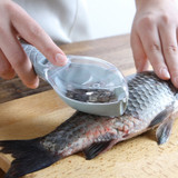 Easy To Clean Plastic Fish Cleaning Tool Kitchen Tool With Lid