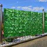 Artificial Green Leaf Garden Fence UV Fade Protected Privacy Retractable Fence Artificial Green Leaf Garden Fence UV Fade Protected Privacy Retractable Fence