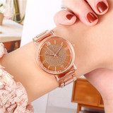 Luxury Diamond Rose Gold Ladies Wrist Watch Magnetic Women Bracelet Luxury Diamond Rose Gold Ladies Wrist Watch Magnetic Women Bracelet