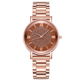 Luxury Diamond Rose Gold Ladies Wrist Watch Magnetic Women Bracelet Luxury Diamond Rose Gold Ladies Wrist Watch Magnetic Women Bracelet