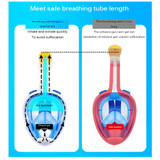 6 Colors Scuba Diving Mask Full Face Snorkeling Mask Underwater Anti Fog