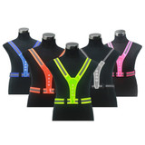 LED Cycling Vest High Visibility Outdoor Running Cycling Reflective Safety Vest
