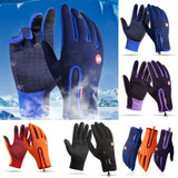 Mens Winter Warm Gloves Touch Screen Fishing Waterproof Lady Ski Autumn Breathable Non-Slip