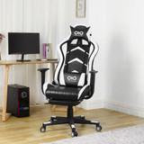 Ergonomic  Computer Office Gaming Lying Lift Swivel Adjustable Footrest Armchair