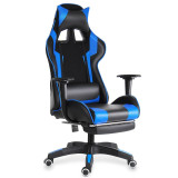 Ergonomic  Computer Office Gaming Lying Lift Swivel Adjustable Footrest Armchair