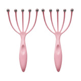 Head Massager Five Finger Ball Plastic Scalp