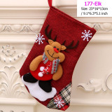 Santa Snowman Pendant Christmas Ornaments New Year Socks