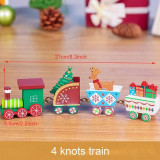 Wooden Christmas Train Ornament Christmas Decoration