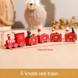Wooden Christmas Train Ornament Christmas Decoration