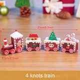 Wooden Christmas Train Ornament Christmas Decoration