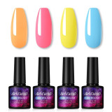 Nail Polish Set Gel Hybrid Varnish Soak Off UV Gel LED