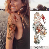 Waterproof Temporary Tattoo Sticker Flower Rose Flash Tattoos