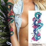 Waterproof Temporary Tattoo Sticker Flower Rose Flash Tattoos