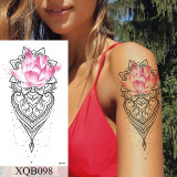 Waterproof Temporary Tattoo Sticker Flower Rose Flash Tattoos