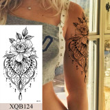 Waterproof Temporary Tattoo Sticker Flower Rose Flash Tattoos