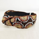 Crystal Pearl Knot Headbands For Women Bow Hairbands