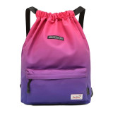 Gym Bag Waterproof Drawstring Backpack Sports Bag for Women