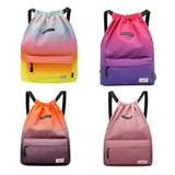 Gym Bag Waterproof Drawstring Backpack Sports Bag for Women