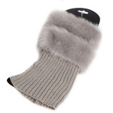 Winter Women Leg Warmers Boot Socks