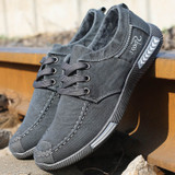 New Denim Lace-Up Men Casual Shoes