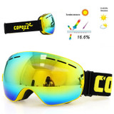 Double Layers UV400 Anti-fog Ski Goggles