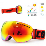 Double Layers UV400 Anti-fog Ski Goggles