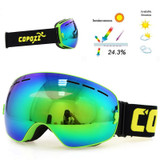 Double Layers UV400 Anti-fog Ski Goggles