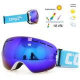 Double Layers UV400 Anti-fog Ski Goggles