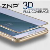 Full Screen Protector 3D Aluminum Tempered Glass For iphone 8 6 6S 7 Plus 5 5S SE