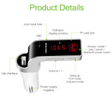 4-in-1 Hands Free Wireless Bluetooth Car FM Transmitter