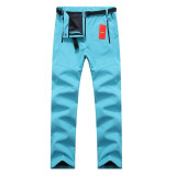 Women Waterproof Thick Warm Fleece Softshell Pants