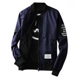 Green Both Side Wear Thin Pilot Bomber Jacket Men Wind Breaker Jacket