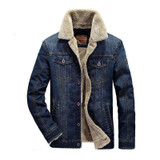 Fashion Autumn Winter Men's Jeans Jacket