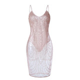 Dress - Sexy Bling Sequined Perspective Bodycon