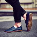 Big Size Shoes -  Slip-On Men's Boat Shoes