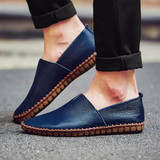 Big Size Shoes -  Slip-On Men's Boat Shoes