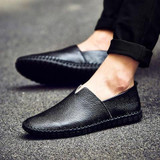 Big Size Shoes -  Slip-On Men's Boat Shoes