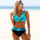 Plus Size Bikini Women Sexy Swimwear Push Up Swimsuit High Waist Bikini Set